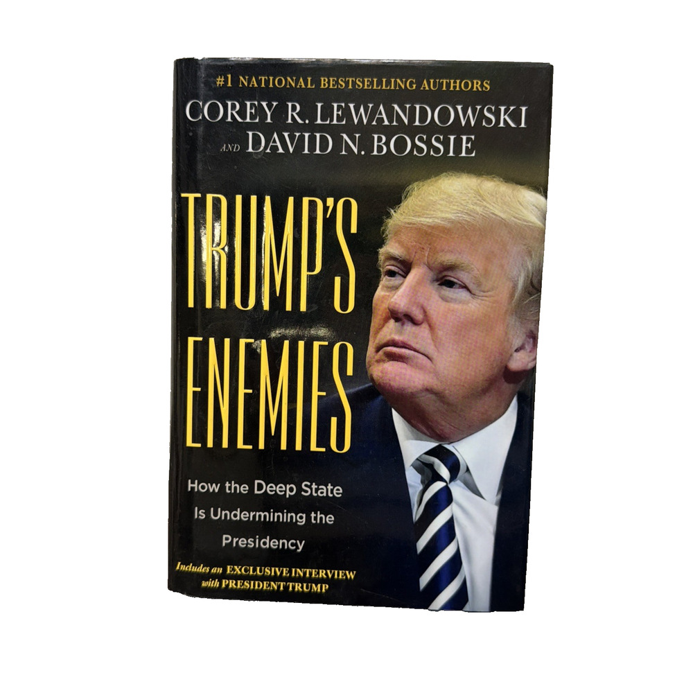 Trump's Enemies by Corey R Lewandowski and David N Bossie used hardcover
